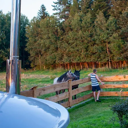 Urocze Gospodarstwo Z Konmi Kominkiem I Stajnia Molikowka Hébergement de vacances *